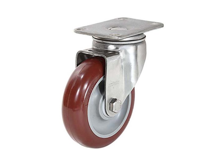 Stainless Steel Top Plate Caster - Swivel & Rigid