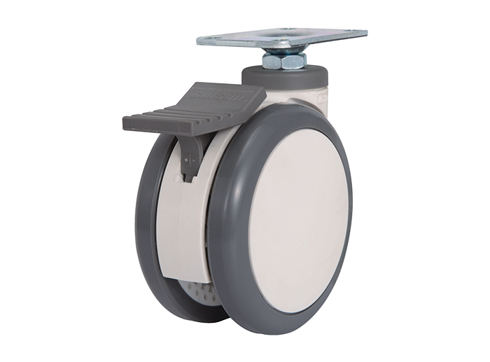 CPT Twin Wheel Caster - Top Plate