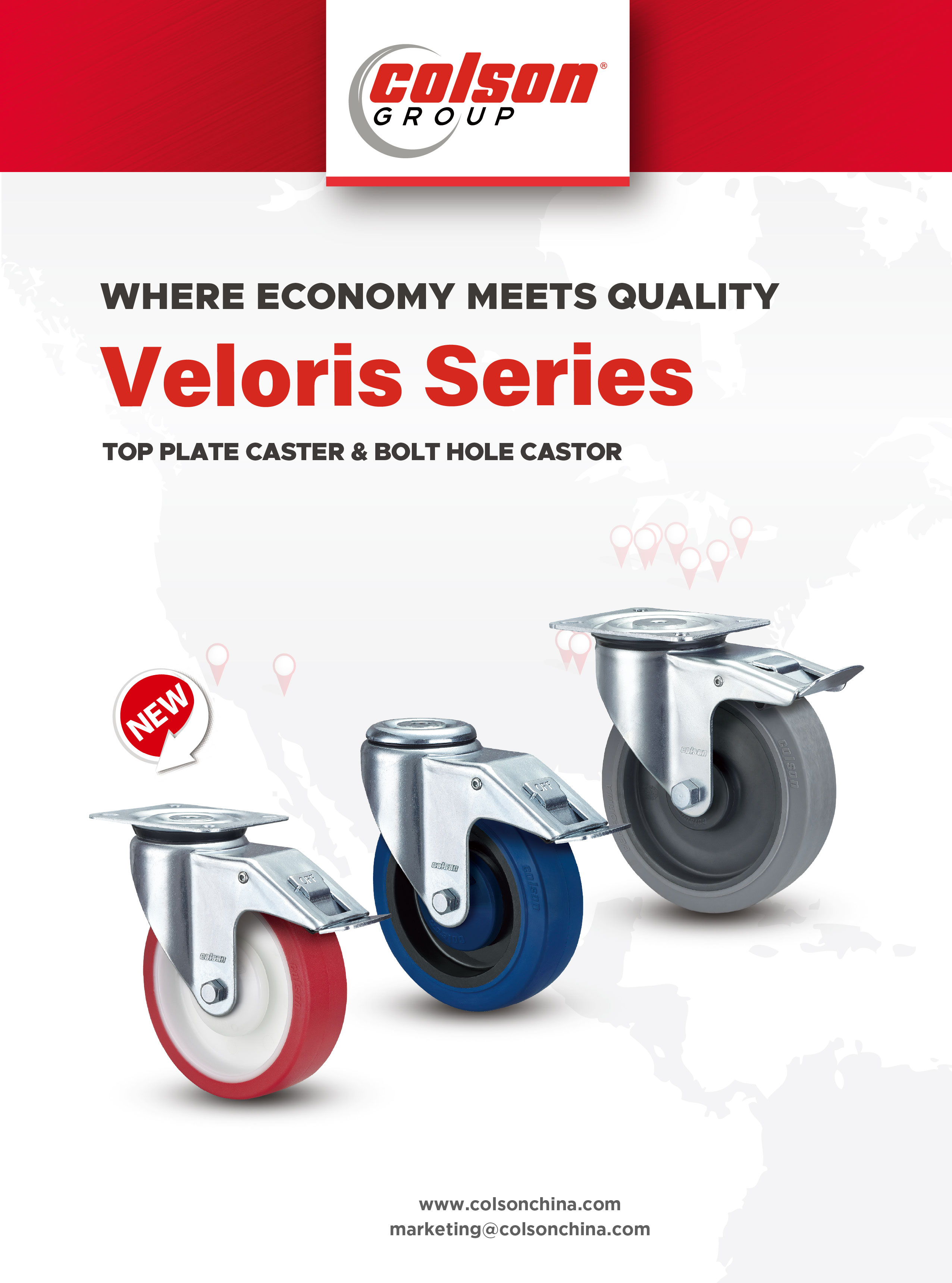 Colson Veloris series Castor Catalog