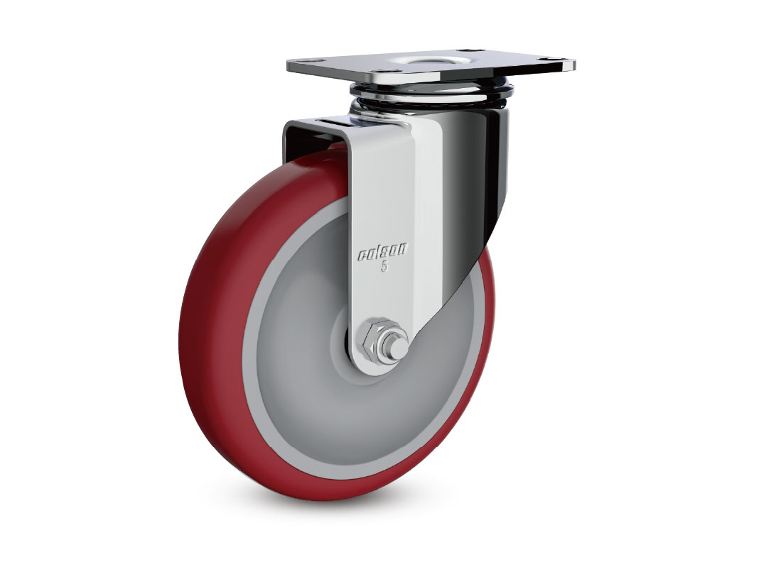 Stainless Steel Top Plate Caster - Swivel & Rigid