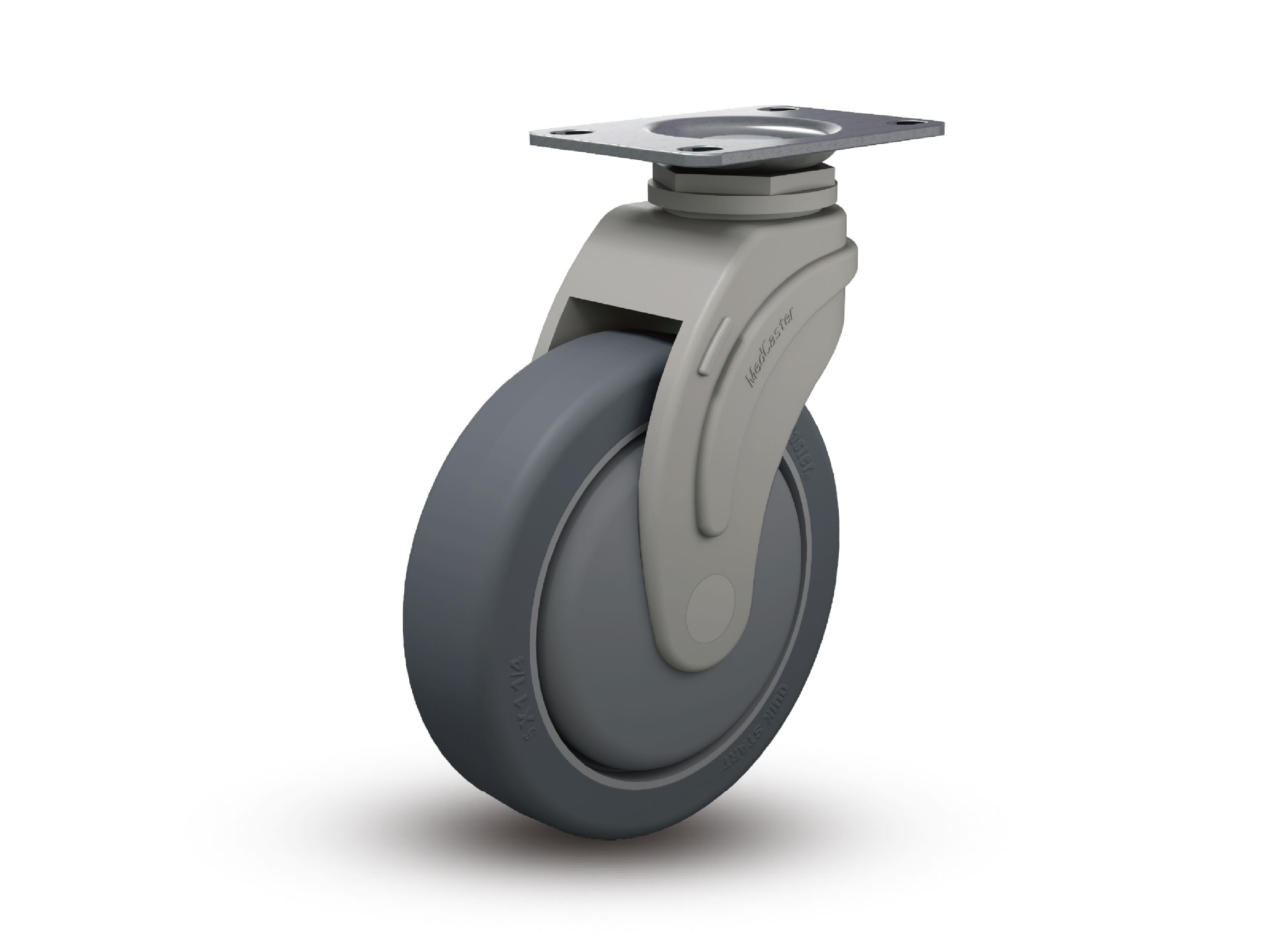 STO Series Nylon Rigs Caster Top Plate Caster