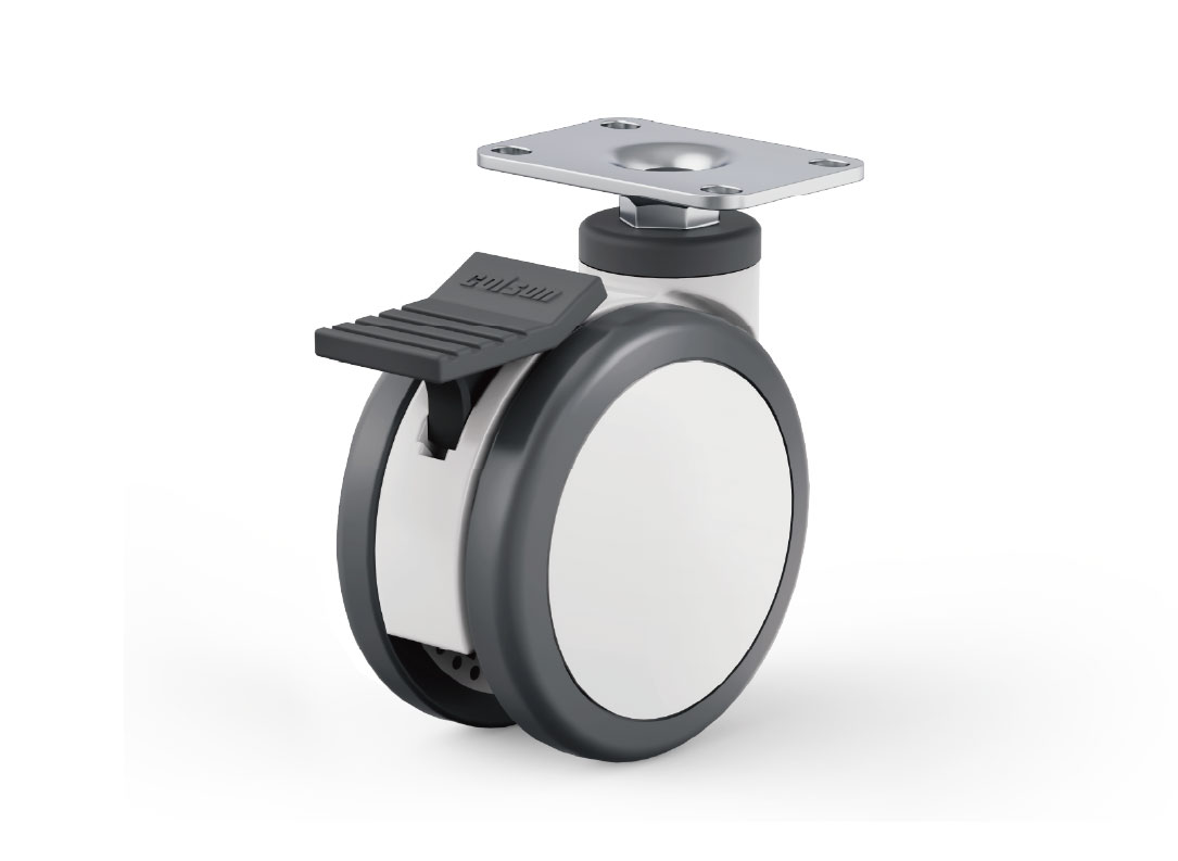 CPT Twin Wheel Caster - Top Plate