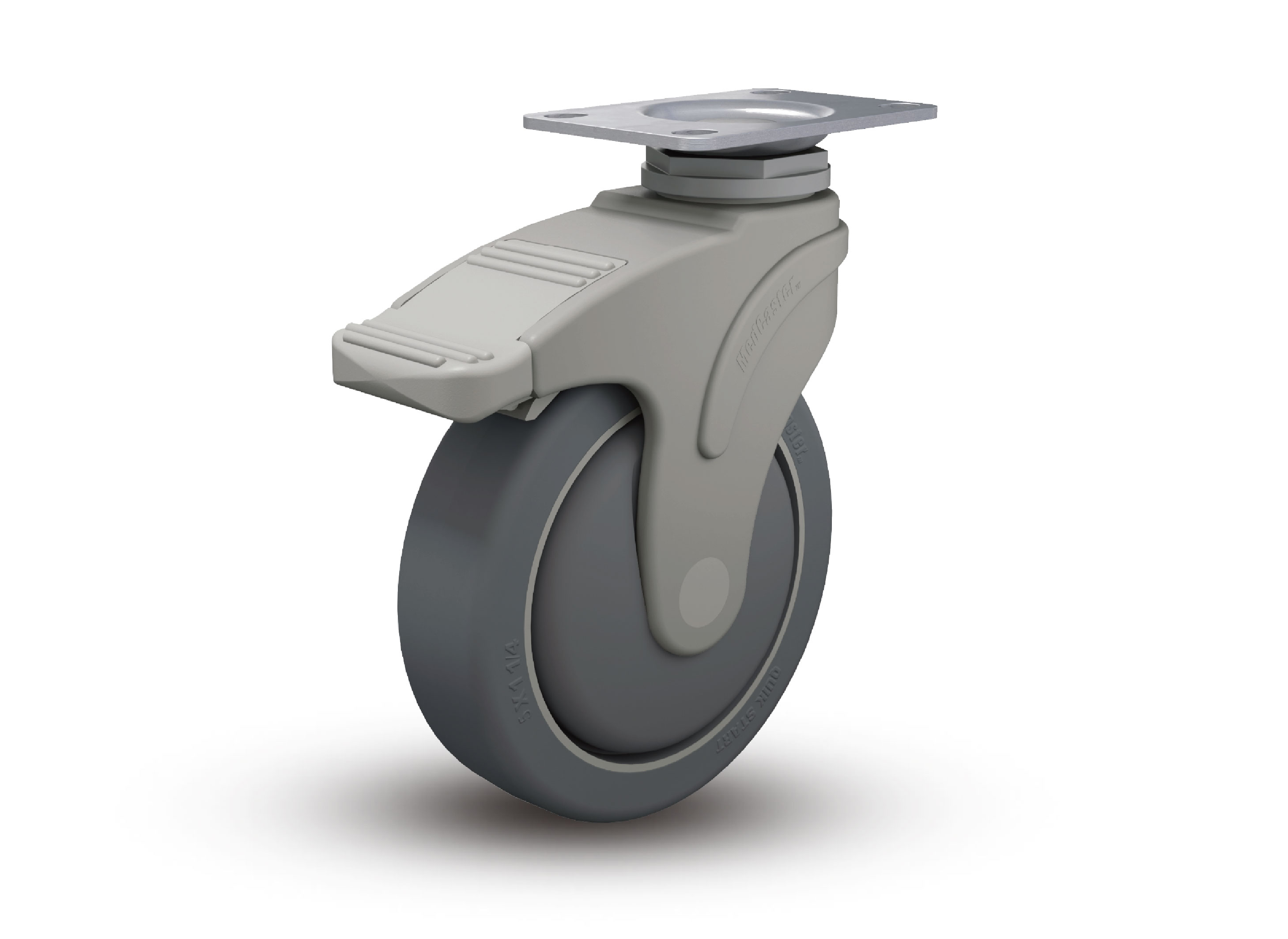 STO Series Nylon Rigs Caster Top Plate Caster