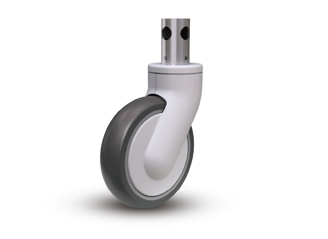 398 Series Rhombus Aluminum Die Cast Central Locking Caster