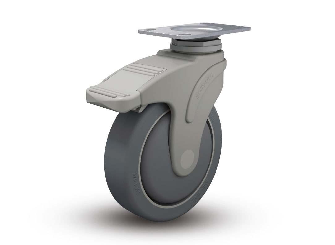 STO Series Nylon Rigs Caster Top Plate Caster