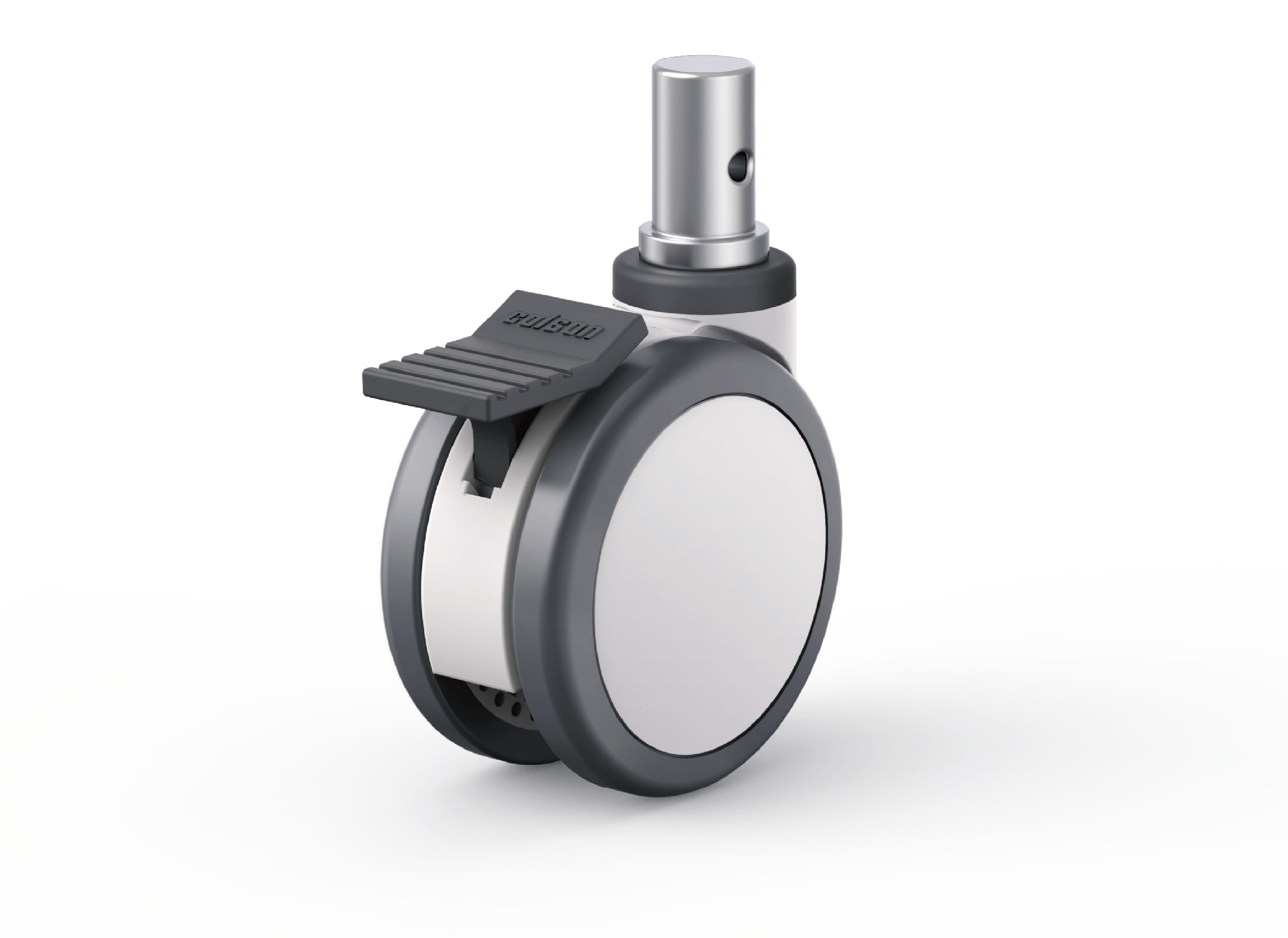 CPT Twin Wheel Caster - Round Stem