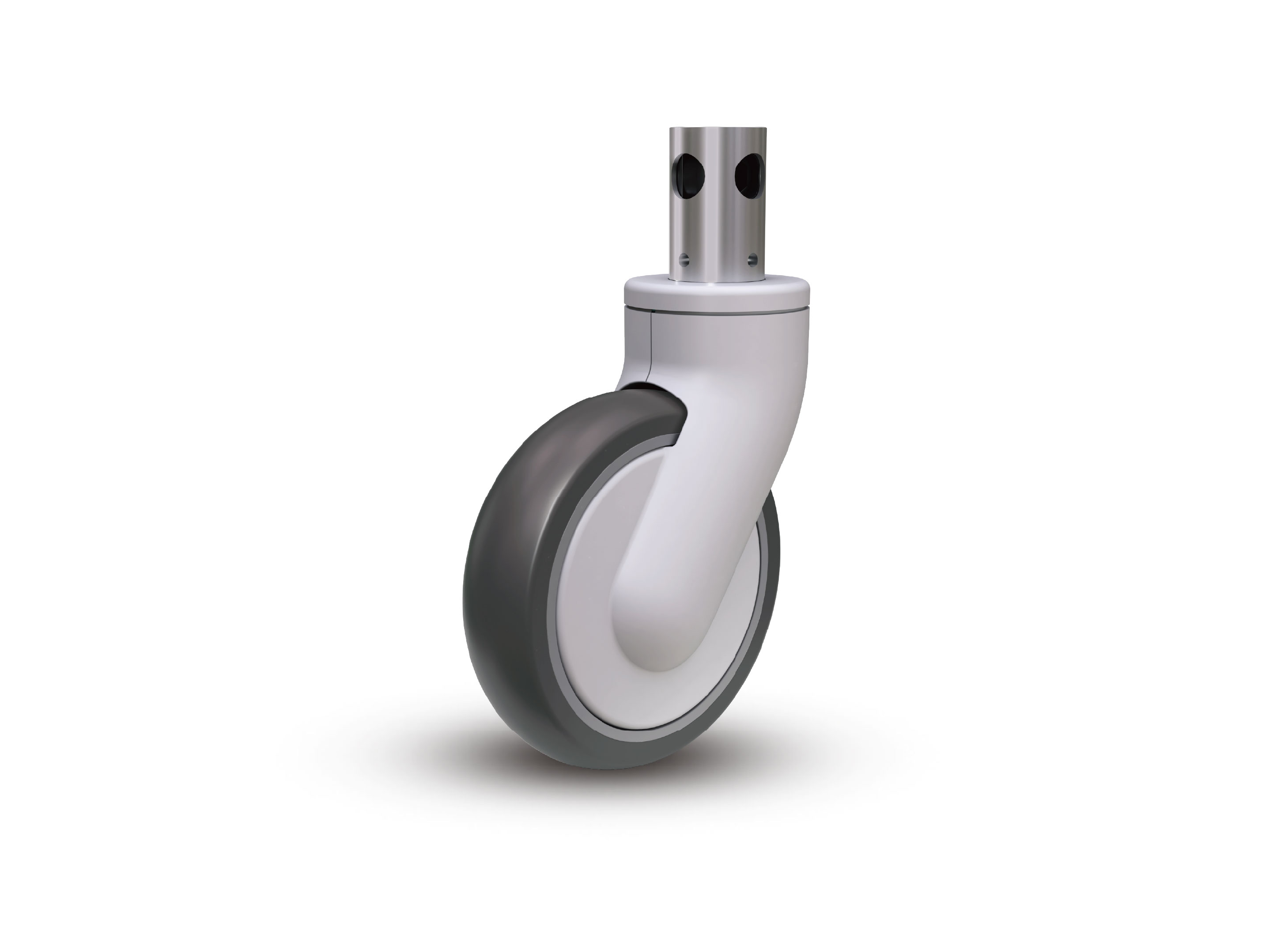 398 Series Rhombus Aluminum Die Cast Central Locking Caster